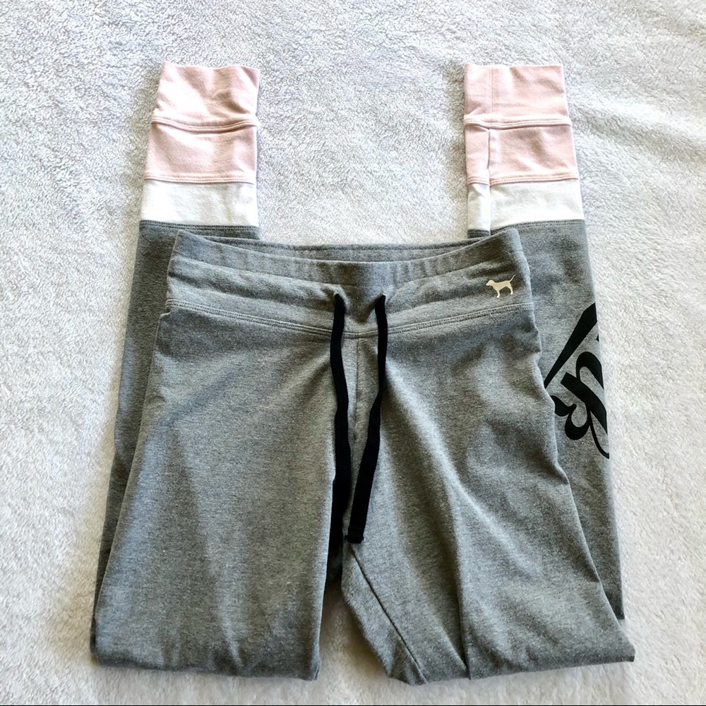 SOLD✖️Gray VSPINK Yoga Leggings | XS - Picture 1 of 6